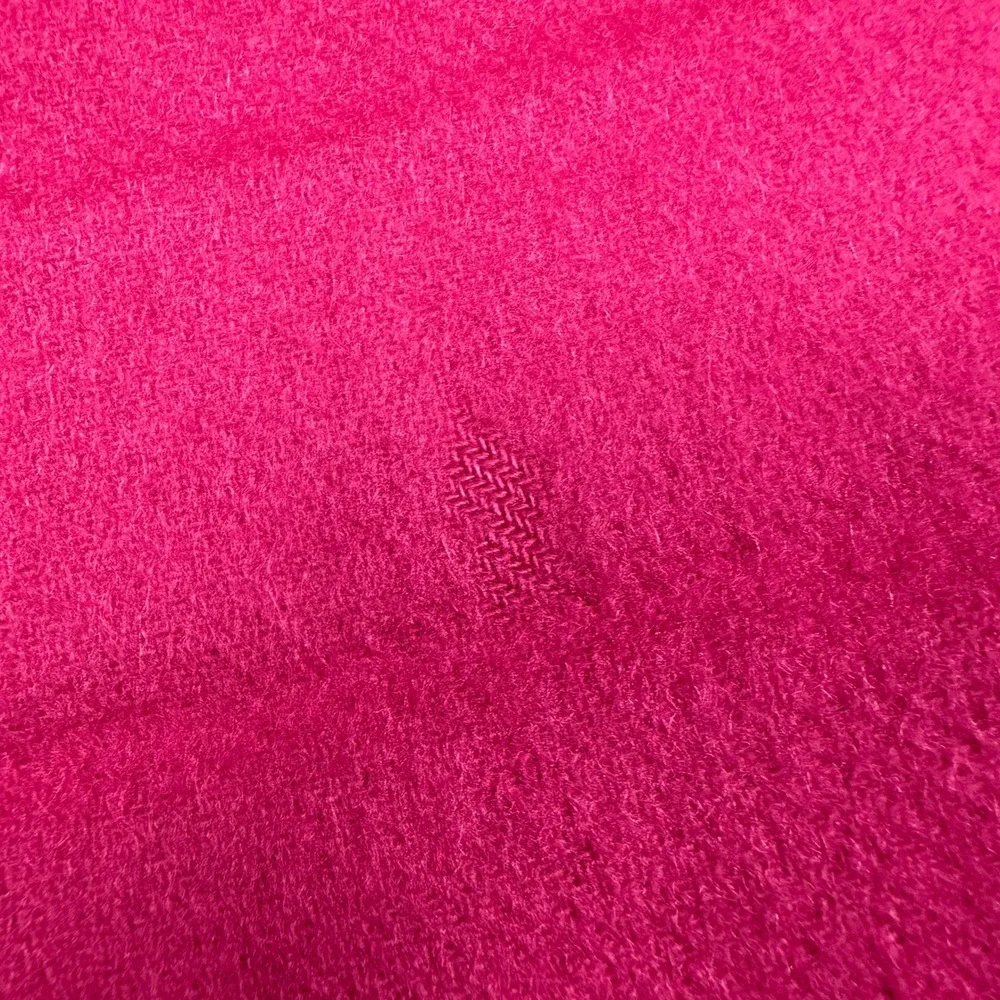 Sutton Studio Fuchsia Pink Scarf With Fringe Accent 100% Cashmere‎ Germany
